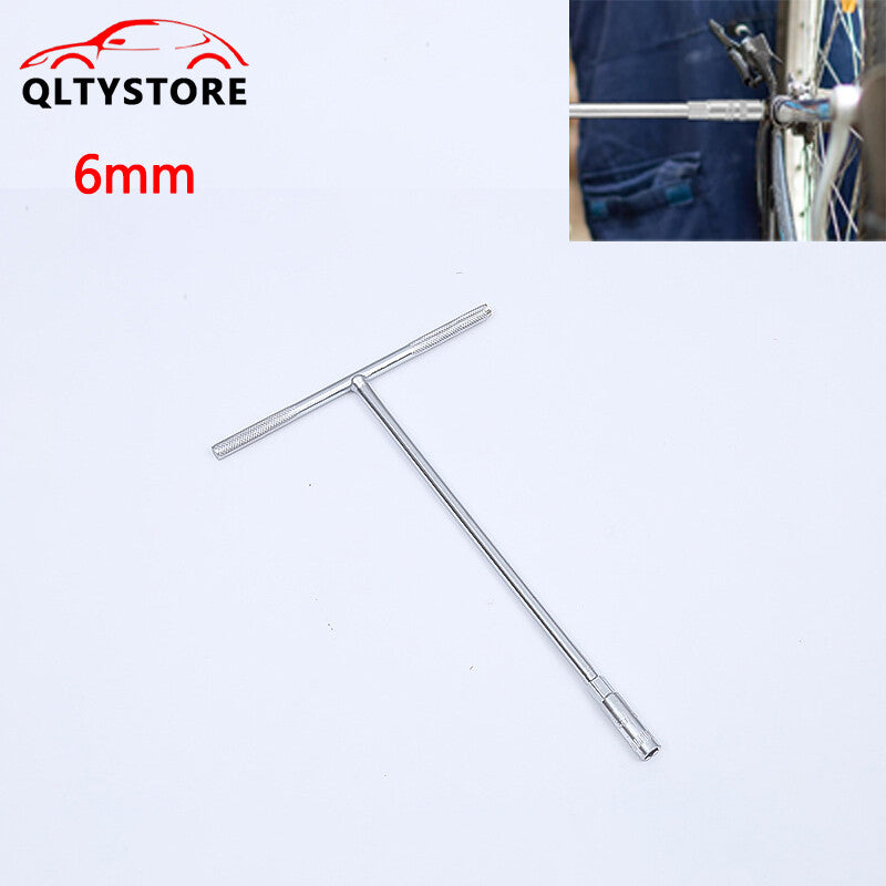 1Pc 6mm Metric T-Handle T Handle 45Steel Socket Wrench Tool For Car Motorcycle