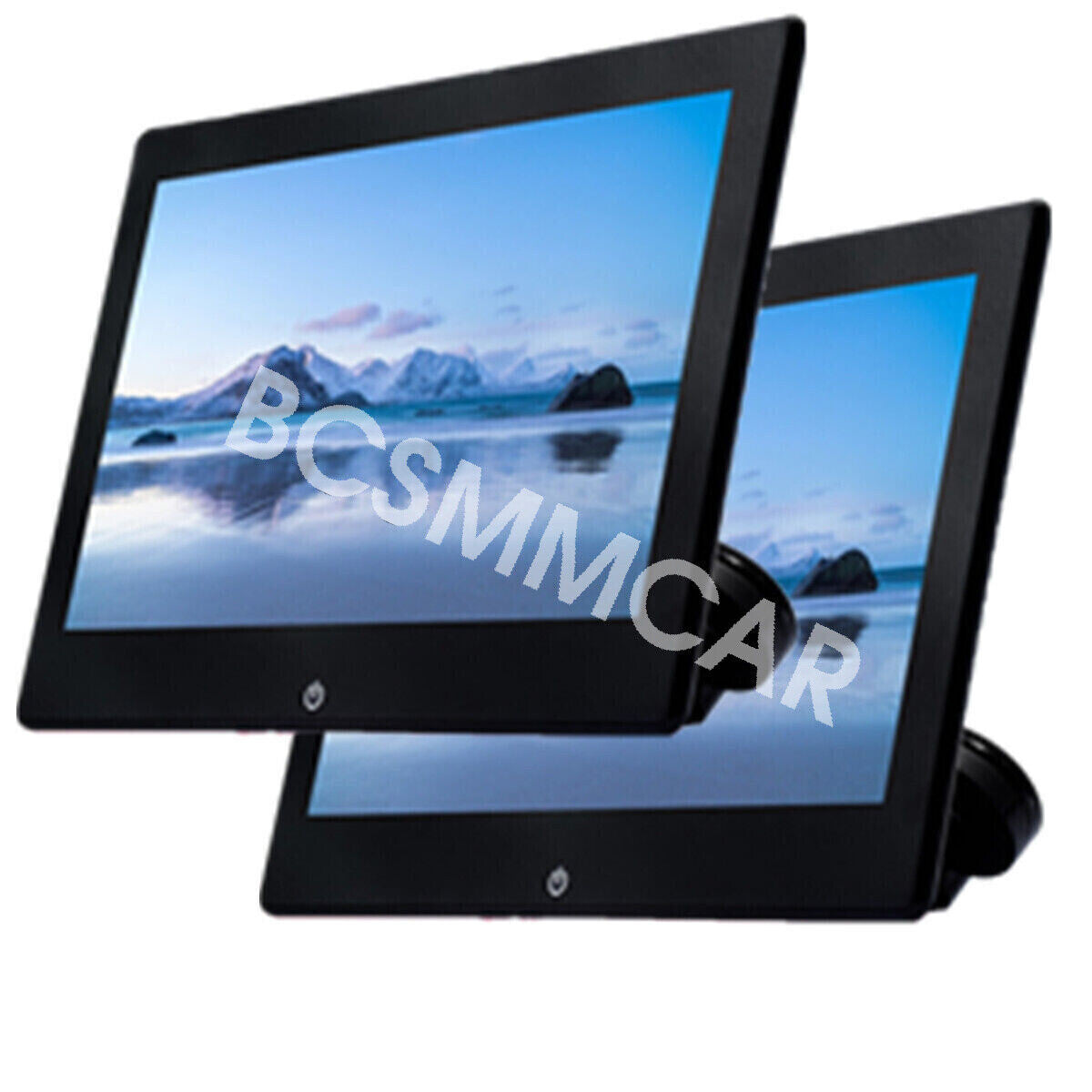 2x 10.1in Car Headrest Monitor MP5 Display Head Pillow GPS Touch Screen 2+32G