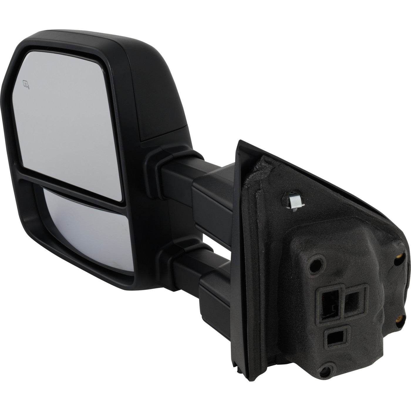 Heated mirrors with chrome covers are available on 2017-2022 for Ford F-250 Super Driver's Side.