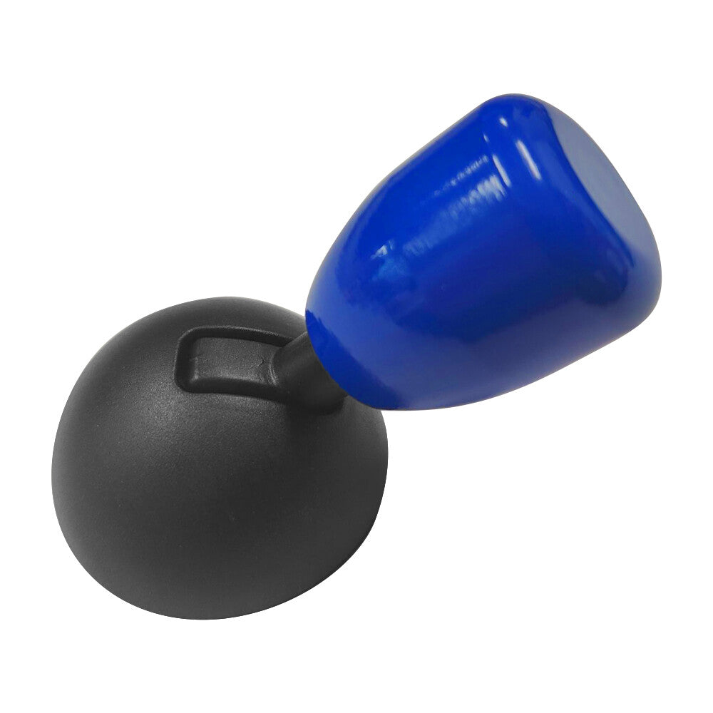 Car Push to Start Button Rocker Engine One-Touch Lever Starter Cover Metal Blue