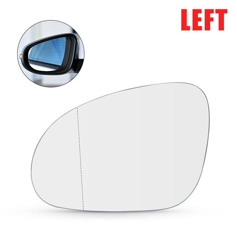 LEFT DRIVER Side for VW for GOLF MK5 2004-2008 Mirror glass with heated black plate