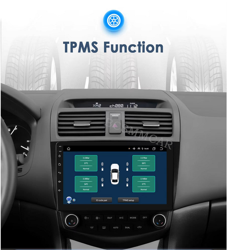 Fit For 2003-2007 for Honda Accord Stereo Car Radio GPS WIFI Carplay Player 2+64G