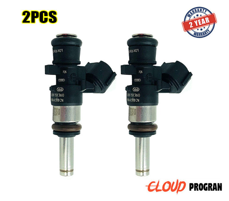 2pcs 0280158360 Fuel Injector nozzle for A3 Sportback for A4 A1 Tt 1.8 Tfsi New
