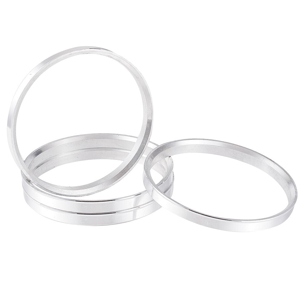 4x Aluminum Hub Centric Rings 108mm OD to 106mm ID (No Spacers)