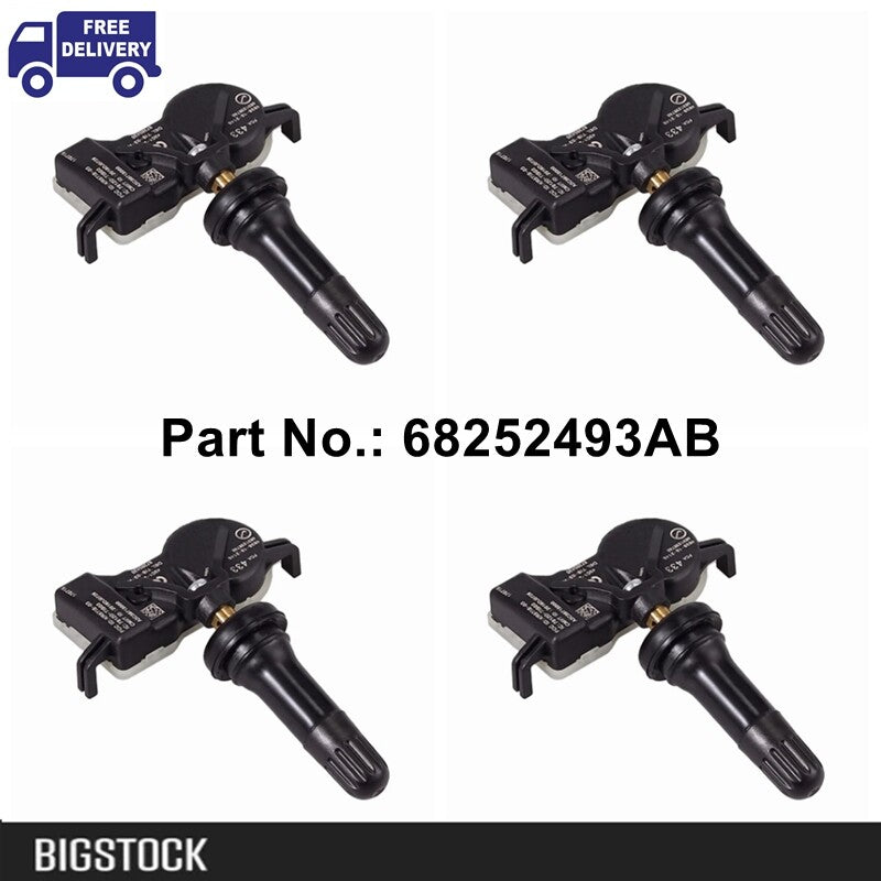 TPMS Tire Pressure Monitor Sensor 68252493AB 433MHz 68313387AB Fit for Jeep Chry