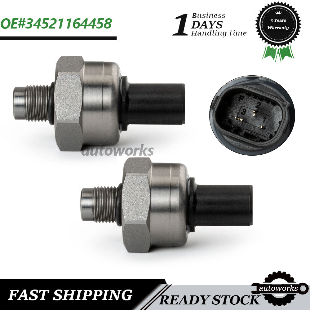 2PCS Pressure Sensor 34521164458 10052299621 55CP0903 for BMW E46 3 Series 99-06
