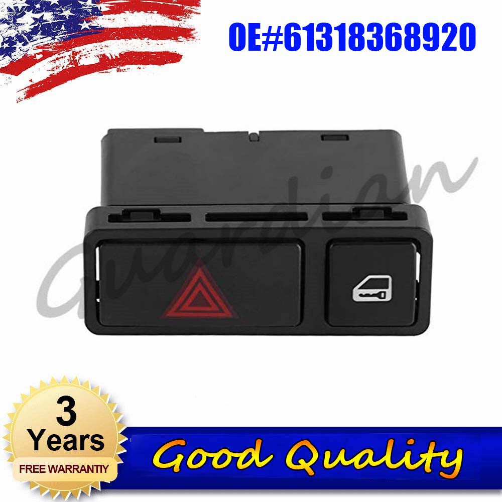 Hazard Warning Flasher Door Lock Switch 61318368920 for BMW Z4 M3 330Xi 328i