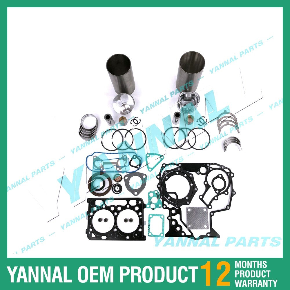 Z602 Overhaul and Reconstruction Kit with Shims and Bearings for Kubota Diesel Engines