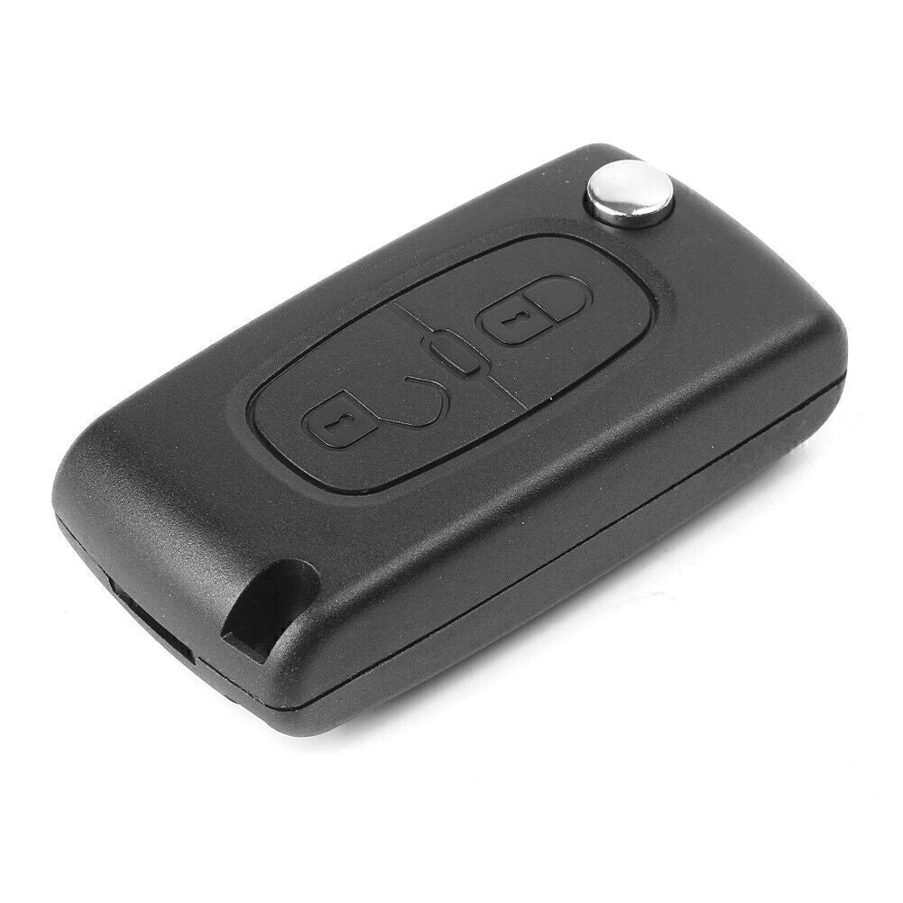 2-Button Remote for Smart Key Fob Shell Cover Case Fit for PEUGEOT 207 307S 308 407 607