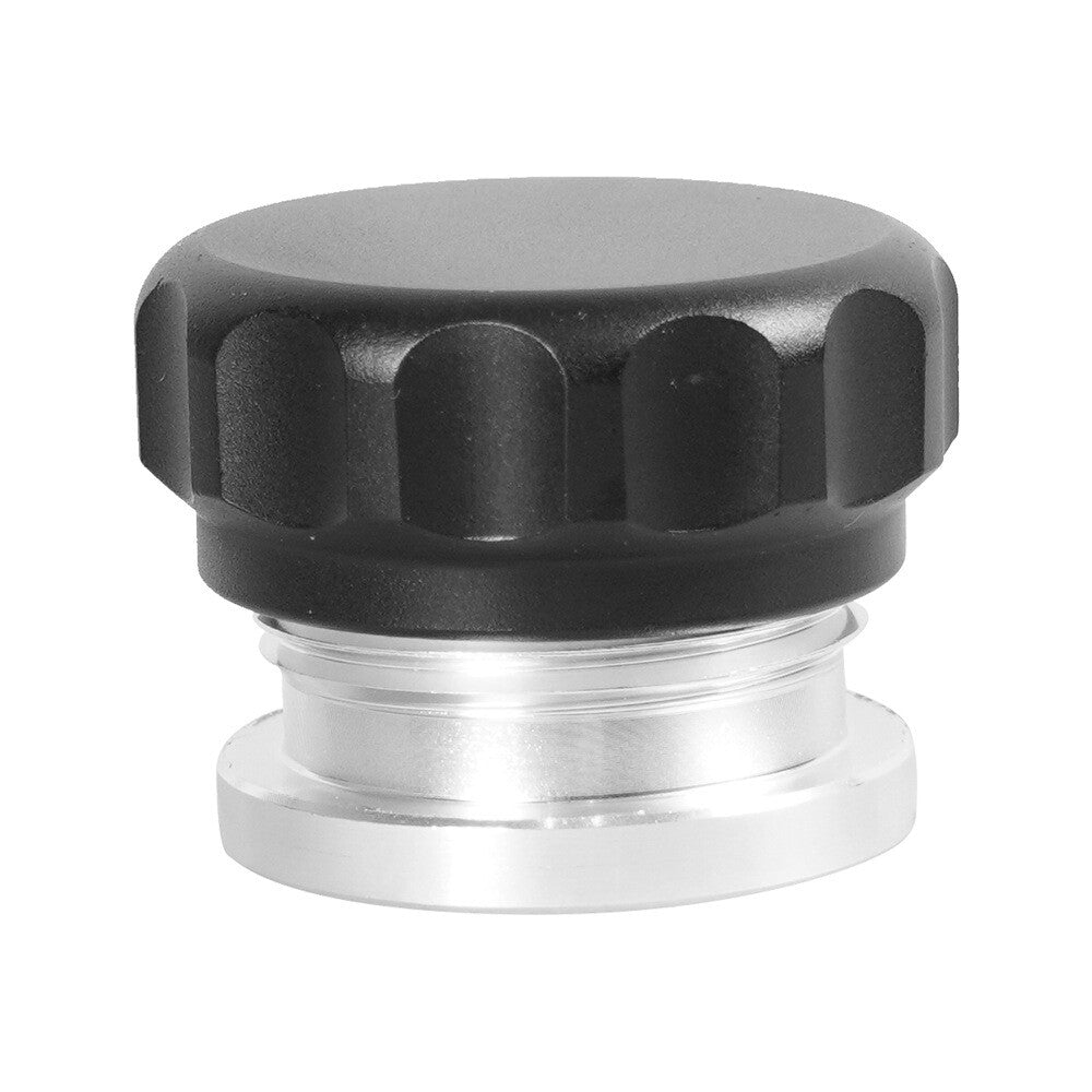 1-inch/1-inch welded blank filler neck cover oil fuel water tank black aluminum alloy