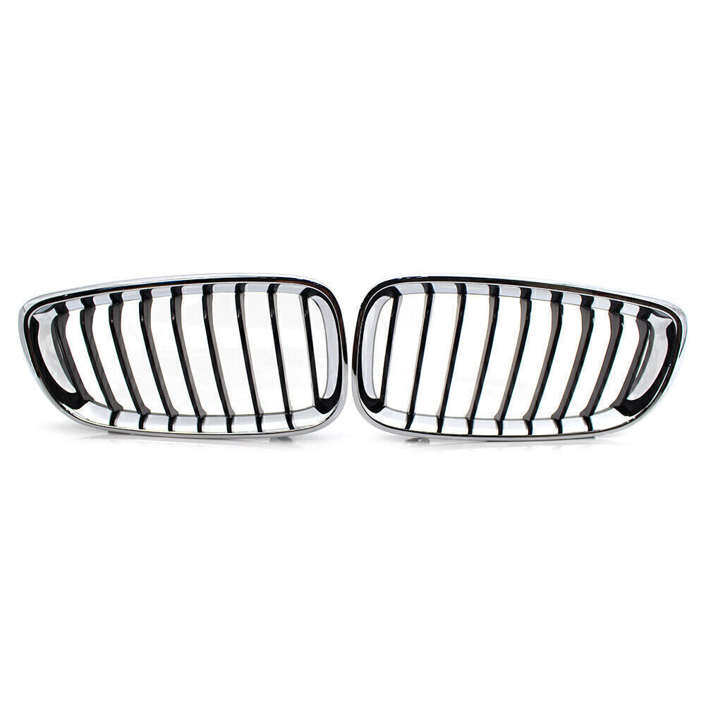 Front Kidney Grille Grill for BMW F34 328i 330i 335i 340i GT xDrive Chrome+Black
