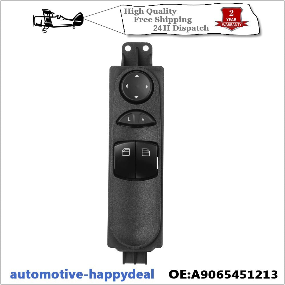 New Master Window Mirror Regulator Control Switch for Mercedes Sprinter W906