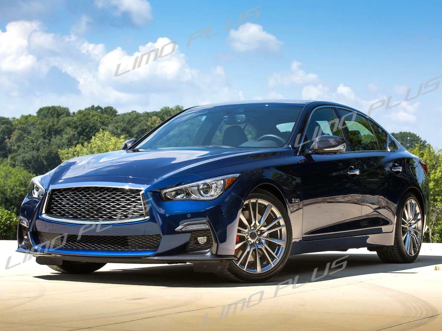 Replacement Real Carbon Fiber Mirror Cover Caps for Infiniti QX30 Q50 Q60 Q70