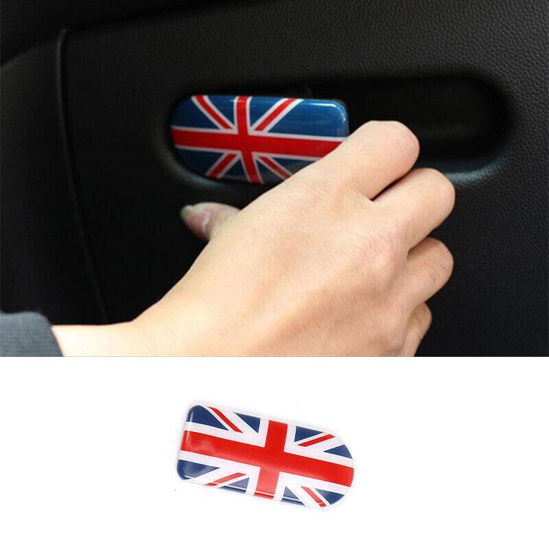for Mini Cooper Countryman F60 Union Jack for Co -Pilot Glove Boxes Handle Cover Trim