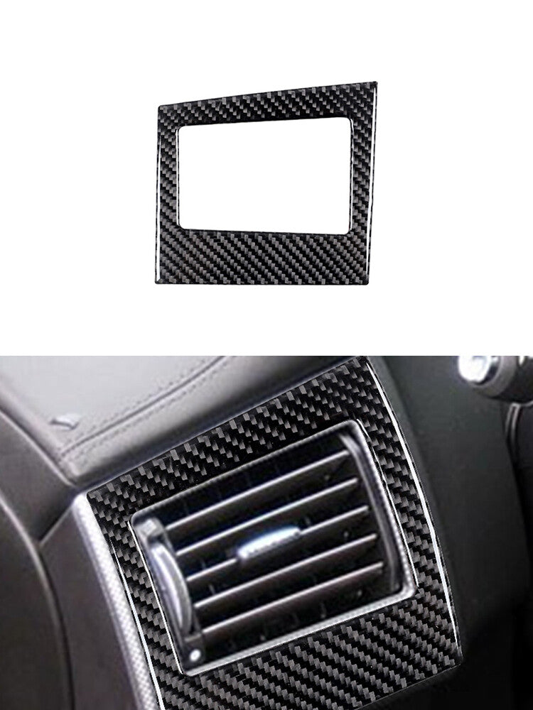 Steering Wheel Left Air Vent Trim Cover Carbon Fiber for Jaguar XF 2009-2011
