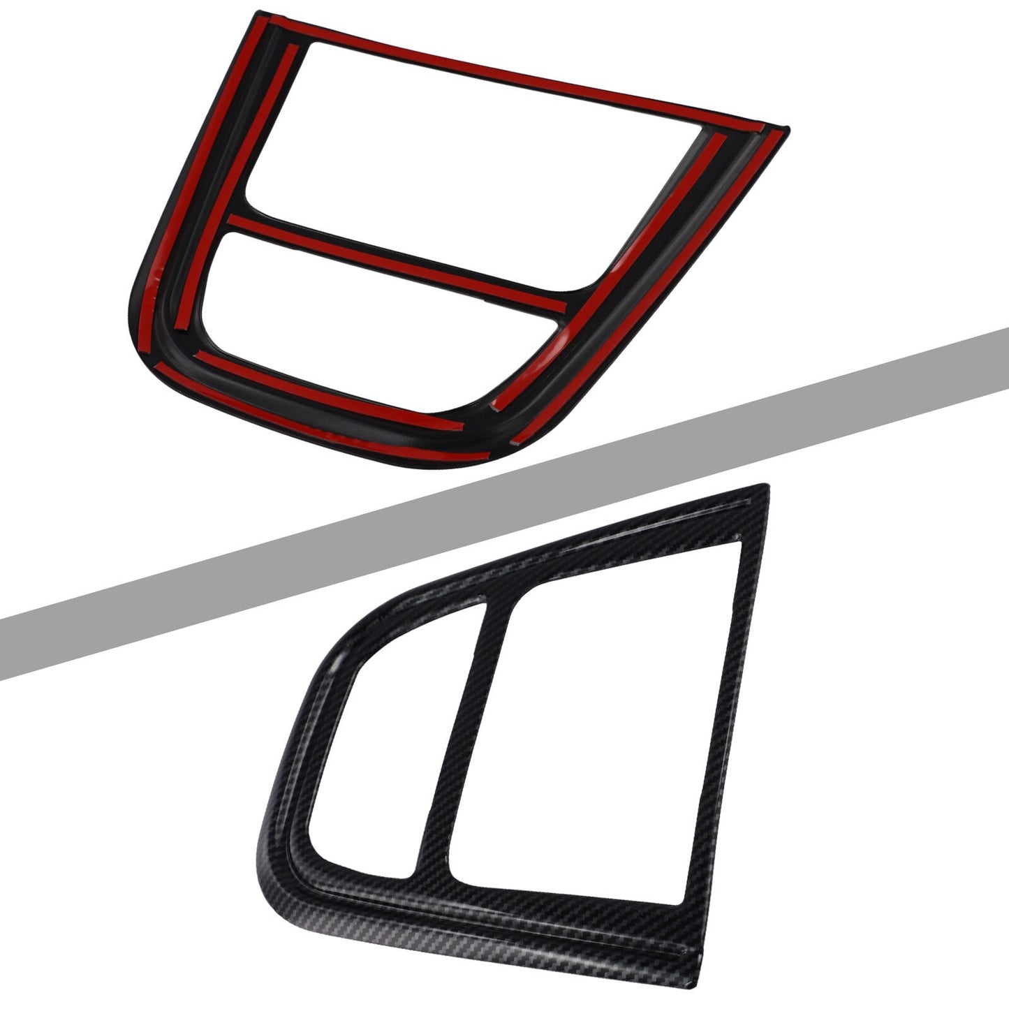 Control Panel Cover Carbon Fiber CD Button Frame CD Button Frame