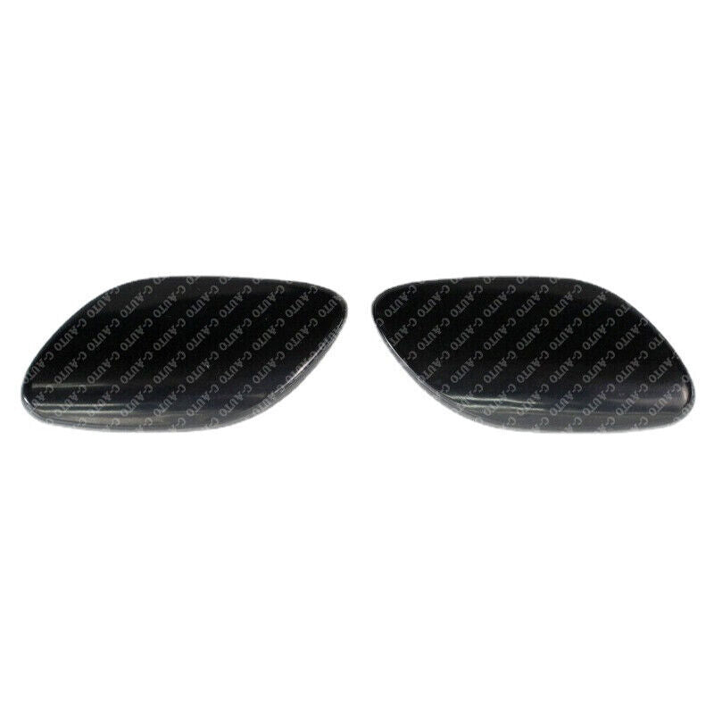 Pair Headlight Washer Cover Cap Front Bumper 39870060 for VOLVO S80 2007-2013