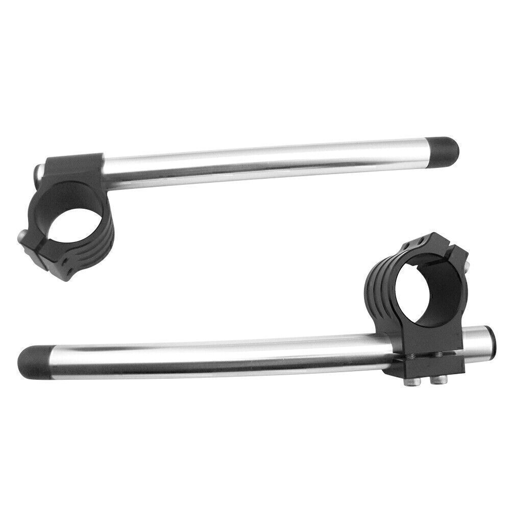 Clip-On Handlebars 41MM Fork Tube handbar for Suzuki GSX750F for Honda Black