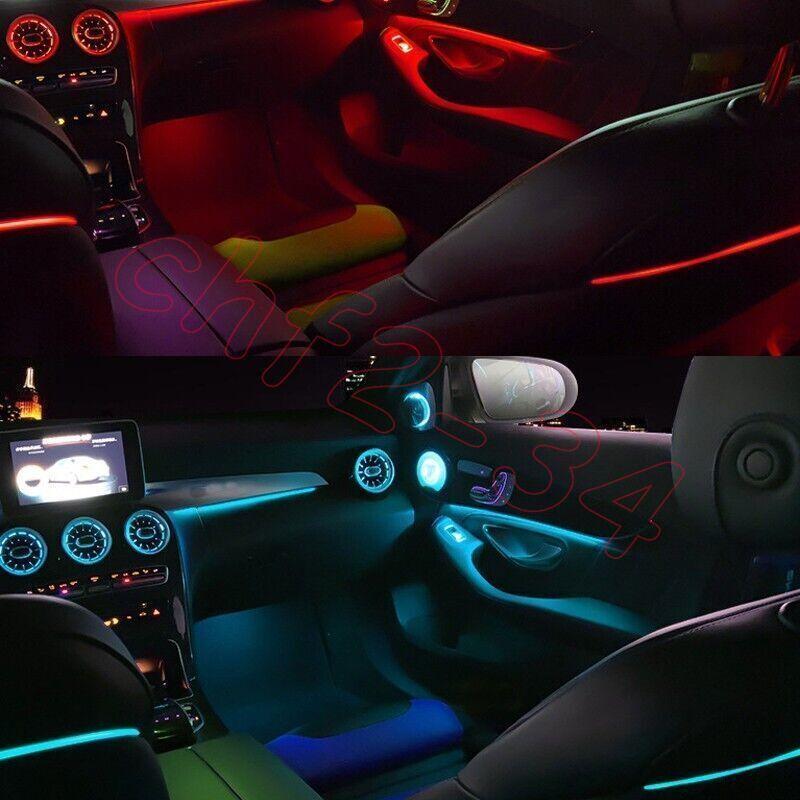 12/64 Colors Ambient Light Atmosphere Lamp Set for Mercedes-Benz C W205 GLC X253