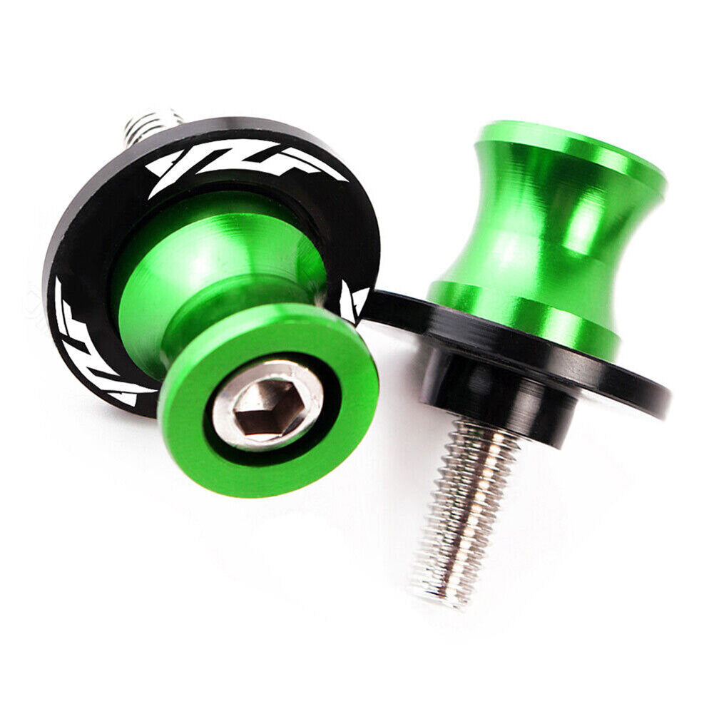 Schwingenspulen Slider Stand Schrauben M6 f¨¹r for Yamaha YZF R1 R3 R6 Motorrad Gr¨¹n
