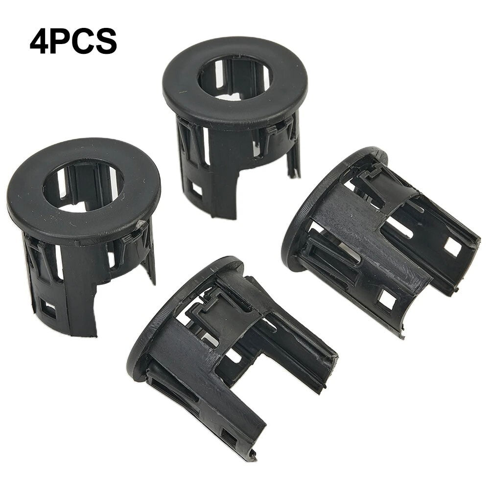 4 Parking Assist Sensor Bezels 5LS52TZZAA Fit 2014 2016 2018 for Dodge for Ram 1500