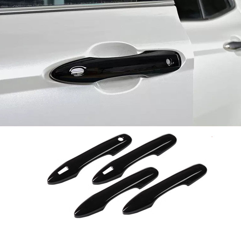 4-piece Gloss Black Front Door Handle Cover Trim for Toyota for Camry 2018-2024