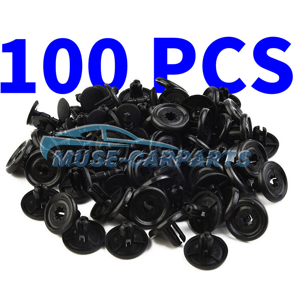 100pcs Type Retainer for Lexus for Toyota Body Splash Shield Clips fit 90467-07201