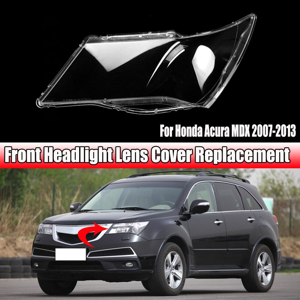 Right front light lens cover headlight housing for Honda for Acura MDX 2007 - 2013