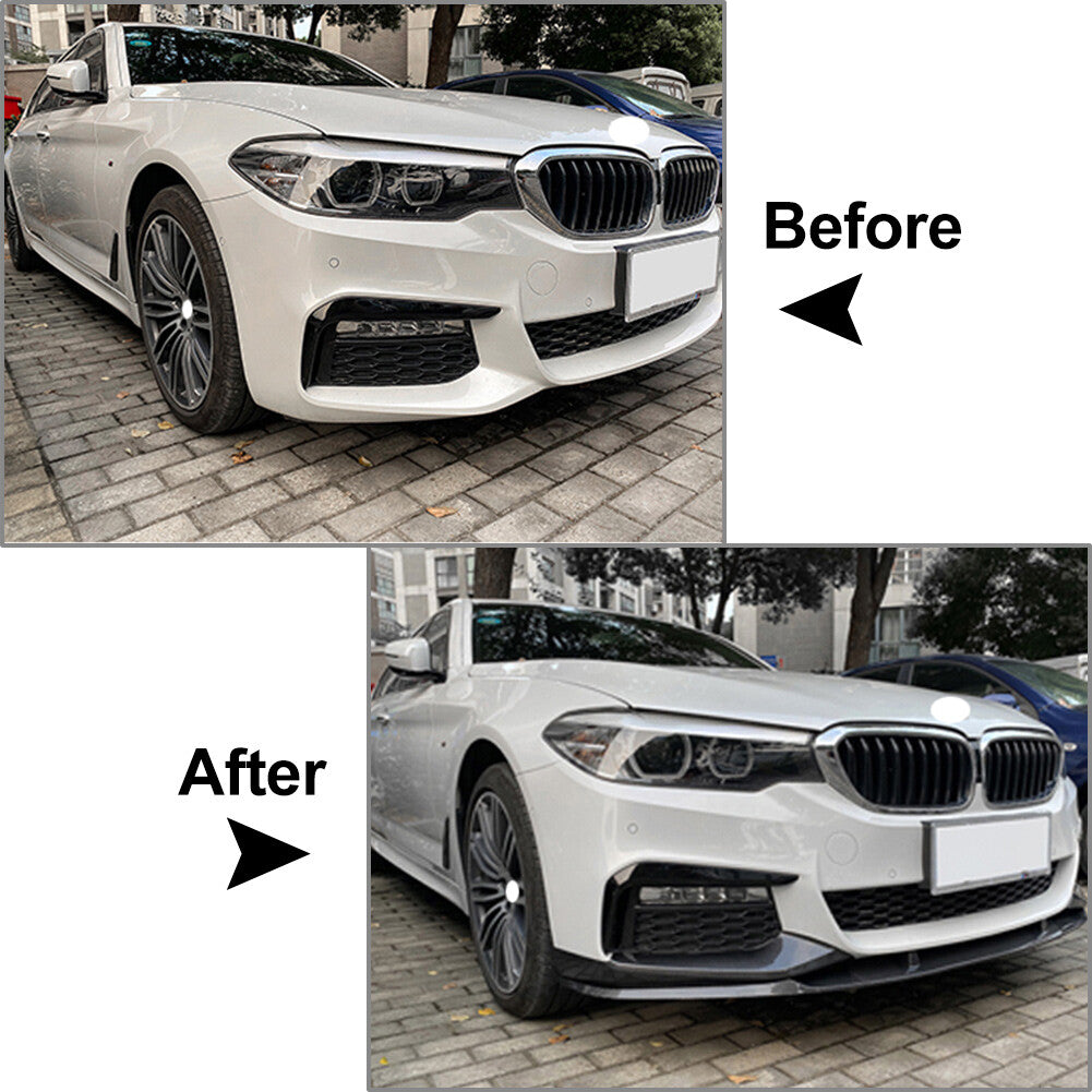 Front Bumper Lip Side Splitter Trim Spoiler Body Kit for BMW 5 Series G30 G31