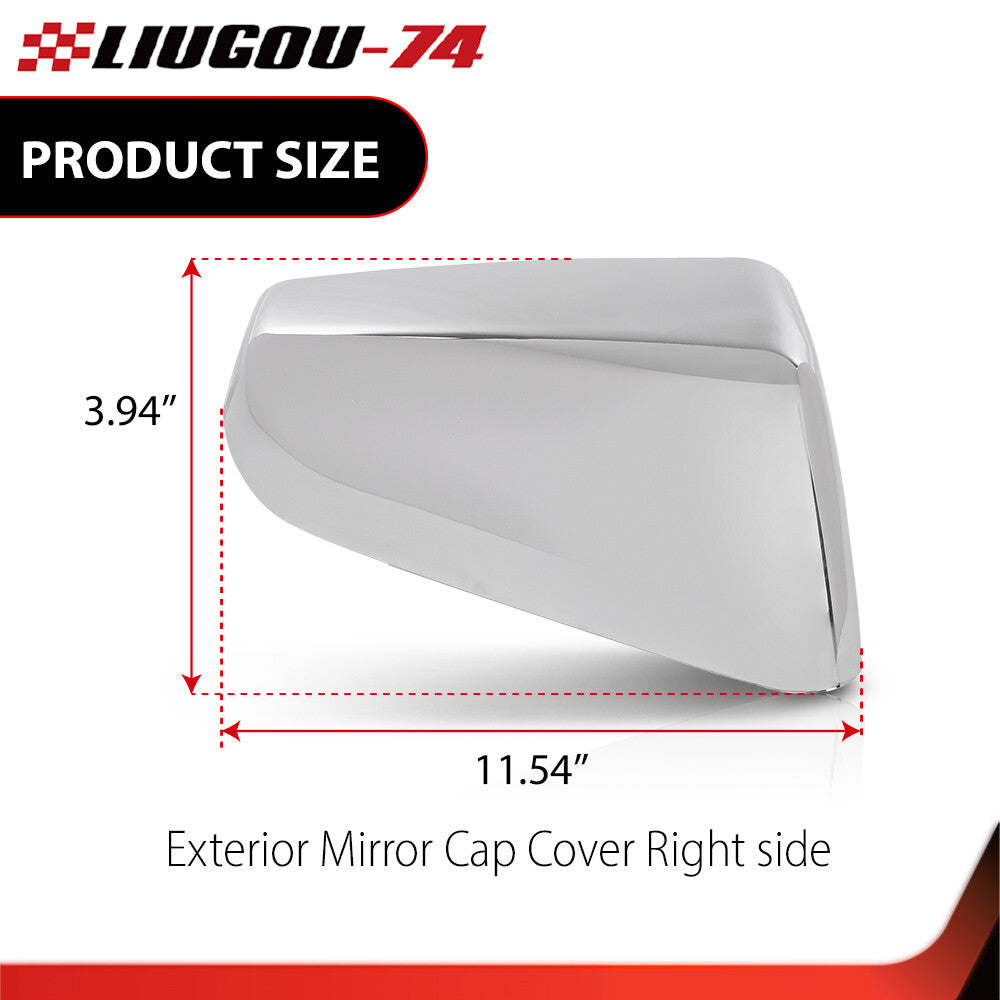Suitable for Chevrolet 18-21 Equinox for GMC Terrain Mirror Cap Chrome Right Side